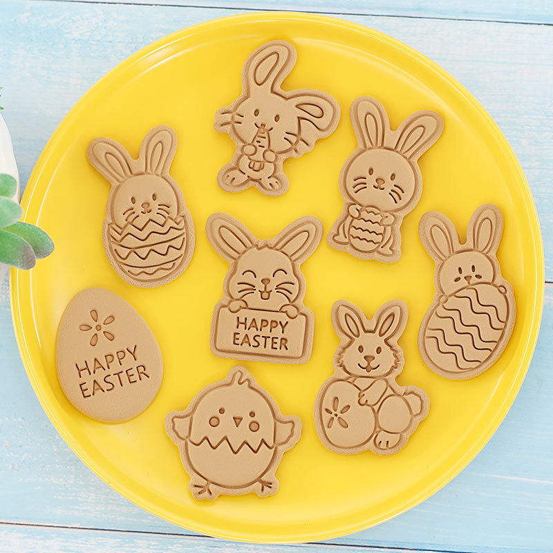 Cookie Mold Cartoon Bunny Easter Egg Cookie Press gallery