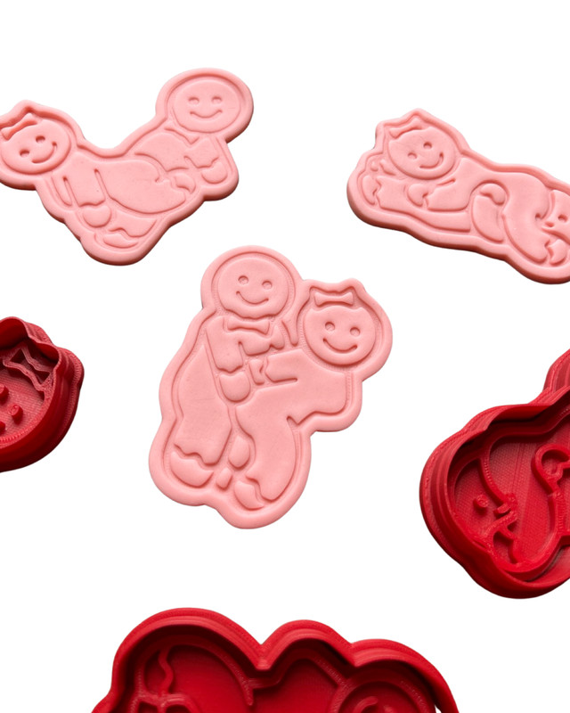 Naughty Ginger Bread Cookie Cutter Stamp