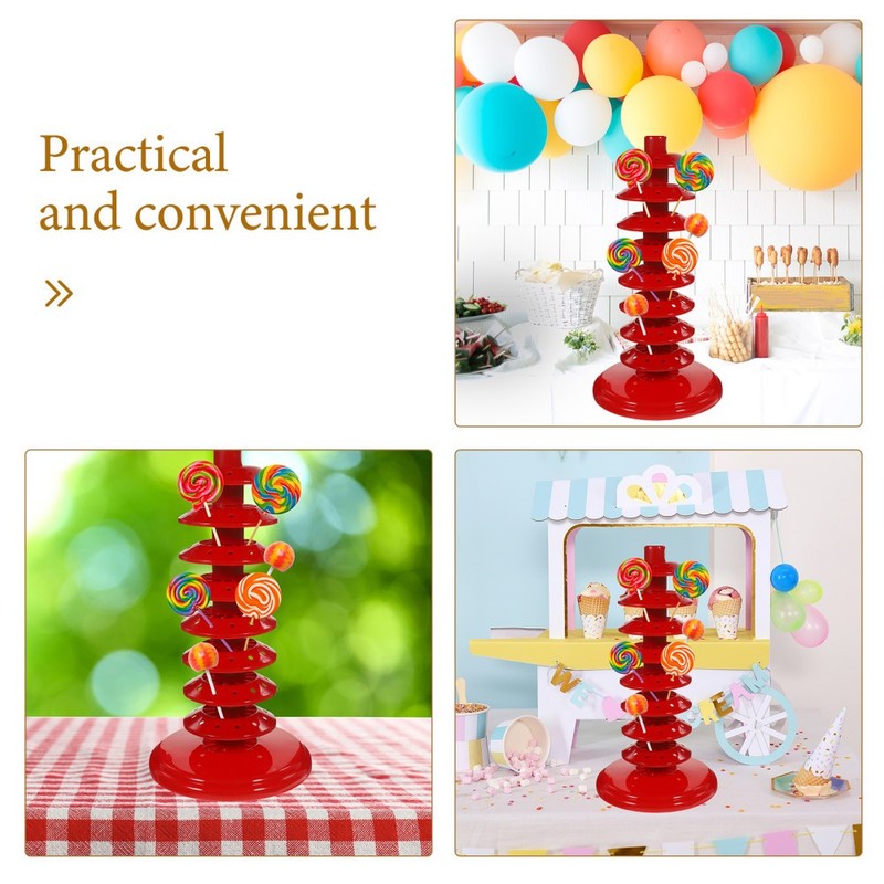 4 Pcs Cake Pops Stand Lollipop Holder Decorative Dessert Organizer gallery