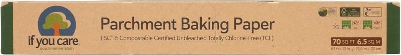 Unbleached Silicone Coated Parchment Paper - 70 Sq Ft Greaseproof Baking Roll gallery