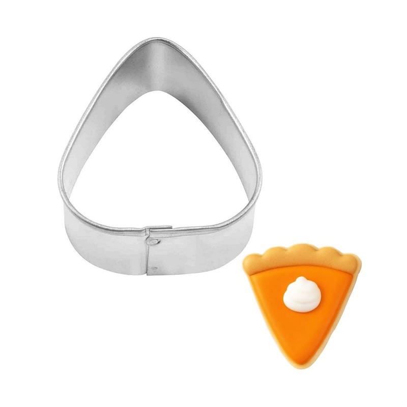 Mini Pie Slice / Candy Corn 1.75'' Cookie Cutter Metal Fall Halloween gallery