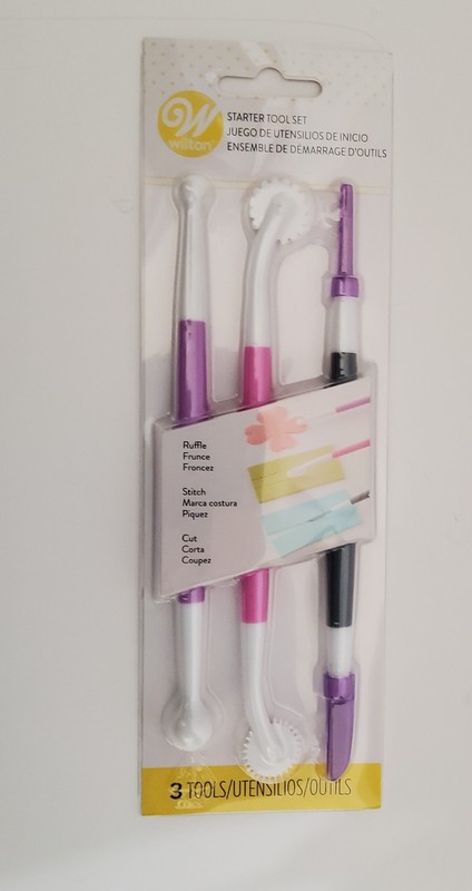Wilton Starter Tool Set Fondant & Gum Paste Decorating Ruffle Stitch & Cut NEW