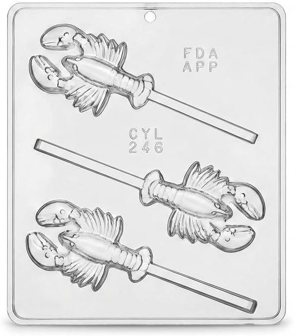 Lobster Lollipop Chocolate Candy Mold 246 NEW gallery