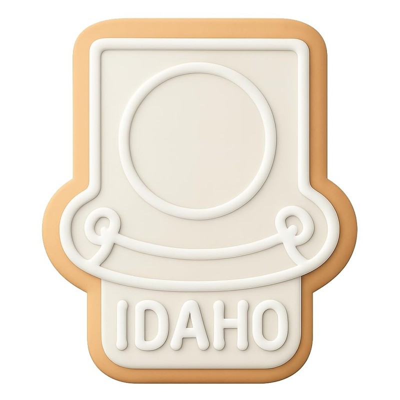 Classic Idaho Cookie Cutter & Stamp, Fondant & Clay - 3.3x4" gallery