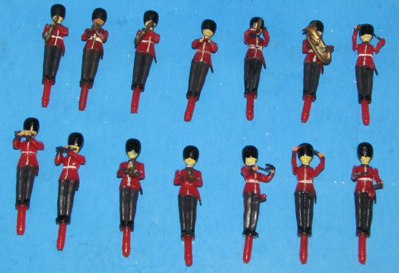 Vtg 1960's Rare Lot of 28 Grenadier Guards Marching Band Cake Toppers 2" L@@K gallery