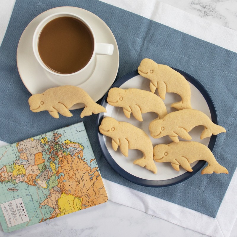 Beluga Whale Cookie Cutter - nautical animal arctic ocean wildlife baby shower gallery