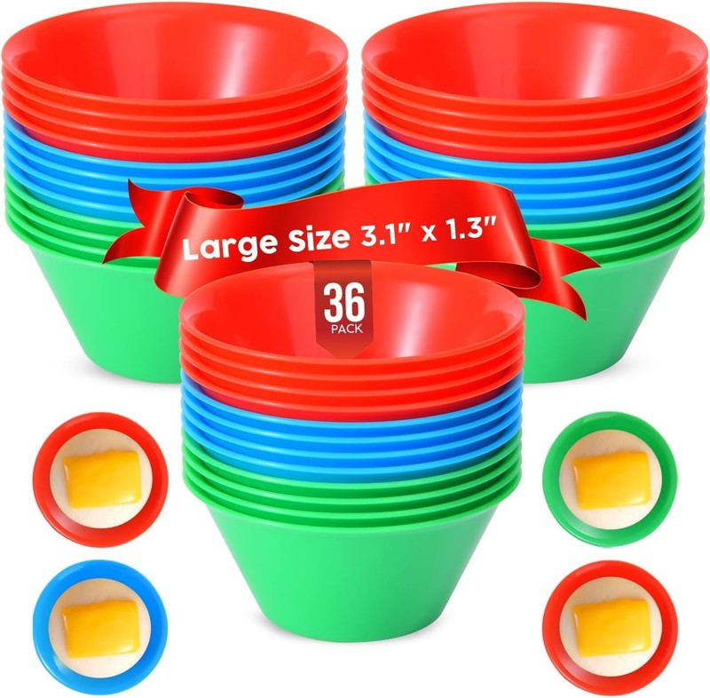 LARGE Size (3.1″ x 1.3″) 36 Pcs Puto Molder Filipino – Kutsinta Molder for Ba…