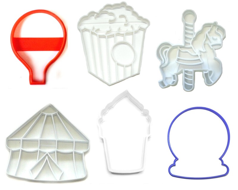 STATE COUNTY FAIR MIDWAY CARNIVAL ENTERTAINMENT COOKIE CUTTER USA PR1350
