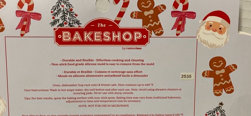 Bakeshop silicone Christmas mold gingerbread man 3” and Christmas 3”trees New gallery