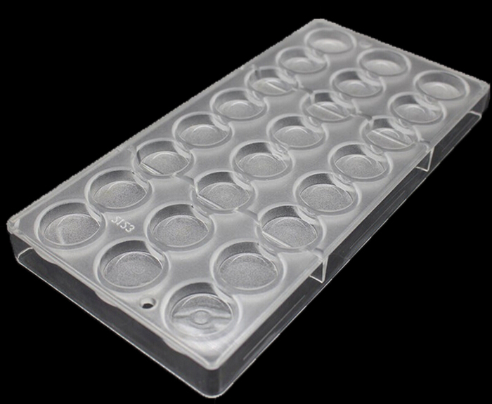 Round Shaped New Polycarbonate Sweet Candy Mold Poly-carbonate Chocolate Mould gallery