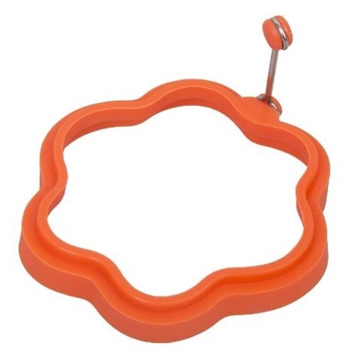 Jumbl Silicone Pancake Flower Mold 1pc – Orange