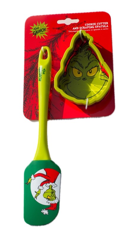 Grinch Cookie cutter & scraping Spatula gallery