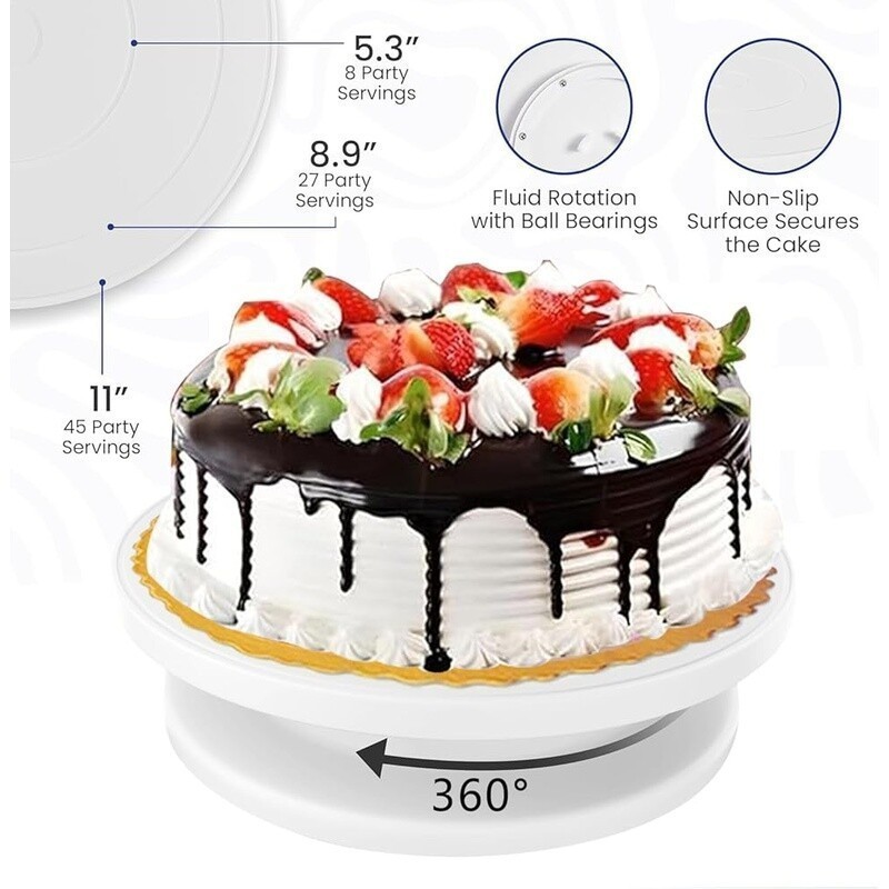 540 Pcs Cake Decorating Kit W/ Springform Pans Turntable Baking Tools Beginners gallery