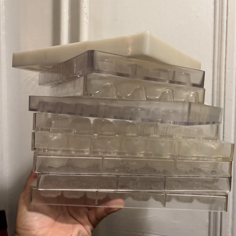 Chocolate World Polycarbonate Candy Molds (9 Molds - 9 Different Designs)