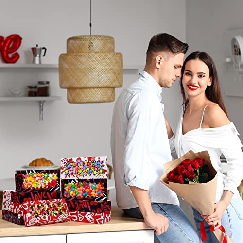 12 Pieces Valentine Cookie Boxes Valentines Day Treat 12 x 5.5 x 2.5 Inch gallery