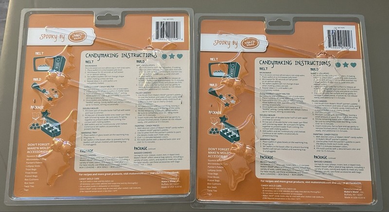 Lot Of 2 Make’n Mold Bat Candy Mold Pops gallery