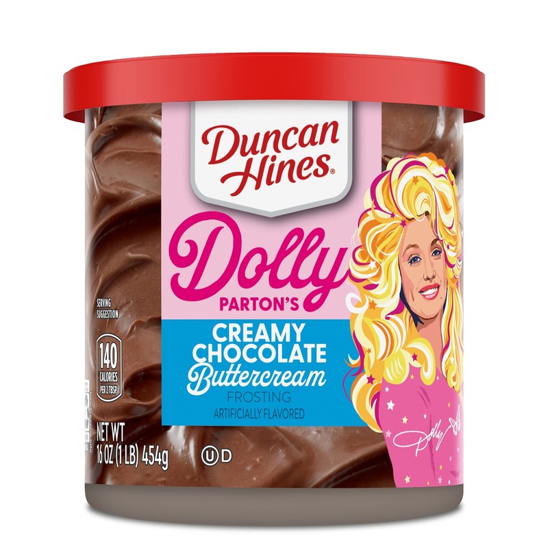 Duncan Hines Dolly Parton’s Favorite Chocolate Buttercream Flavored 1 Pound