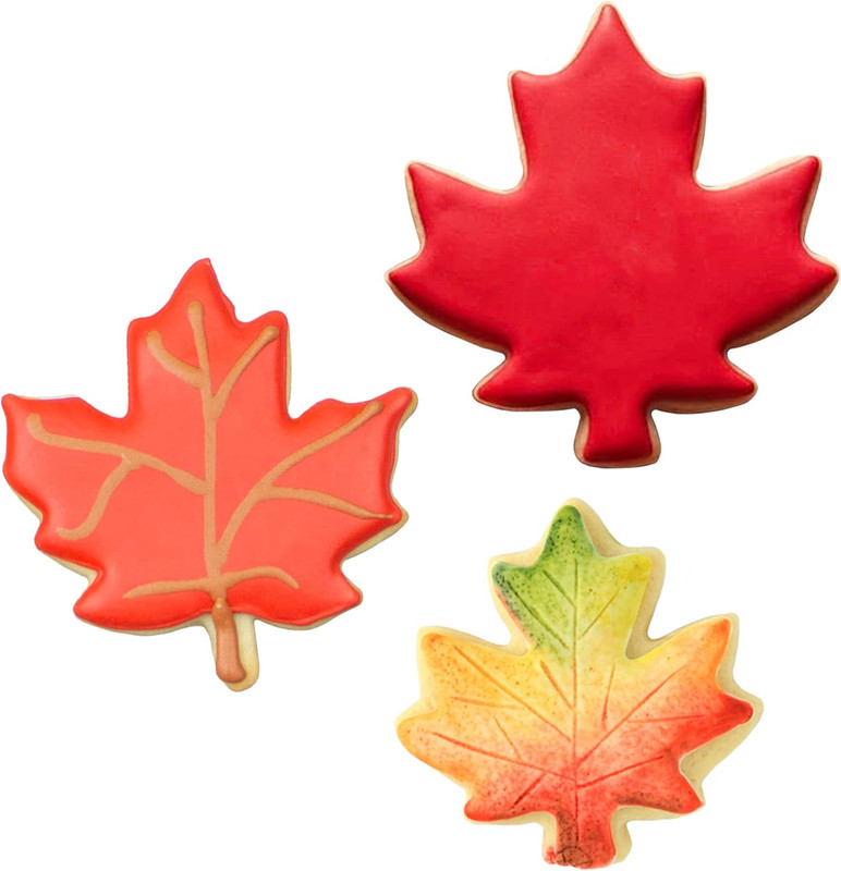 Ann Clark Maple Leaves 3-Pc. Cookie Cutter Set, Made in USA, Small, Medium and L gallery