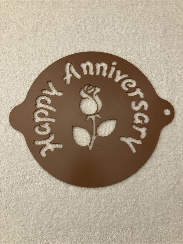 Cake Decorating Stencils, Happy Anniversary, Happy Birthday, Congratulations gallery