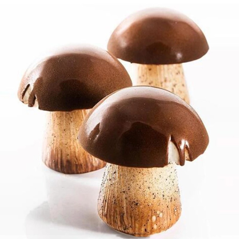 Mushroom Silicone Mousse Cake Mold Mushroom Shape Cake Mold Cake Decoratif5 gallery