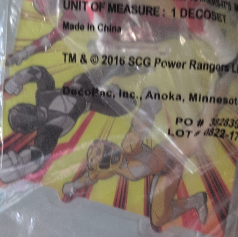 DecoPac Power Rangers It's Morphin Time Reusable Decoset Cake Topper 20746 gallery