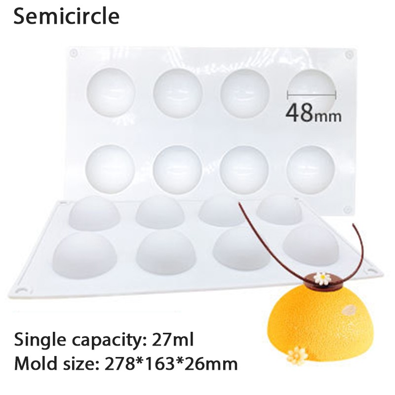Mushroom Silicone Mousse Cake Mold Mushroom Shape Cake Mold Cake Decoratif5 gallery