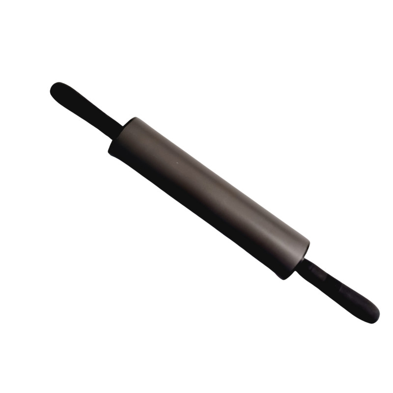 Steel Rolling Pin - 10" Barrel - 4" Comfort Handles - Non-Stick Coating gallery
