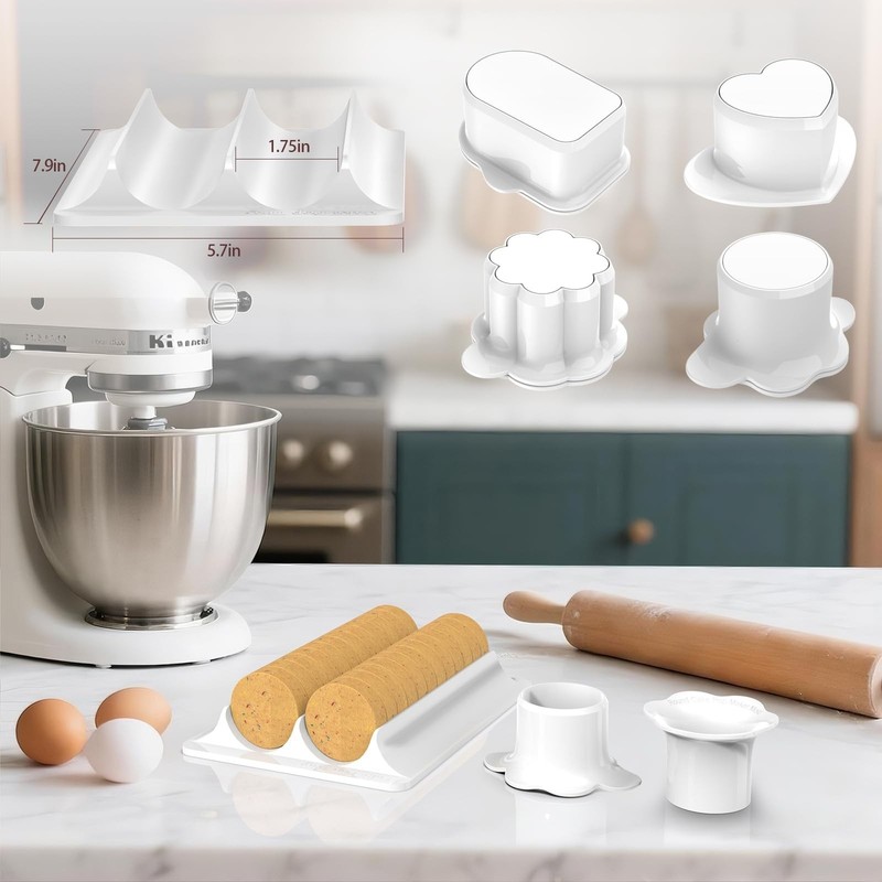 Cake Pop Cutter & Pusher Set - Non-3D Mold, 1.75" Dual-Cavity Tray, Easy Clean gallery