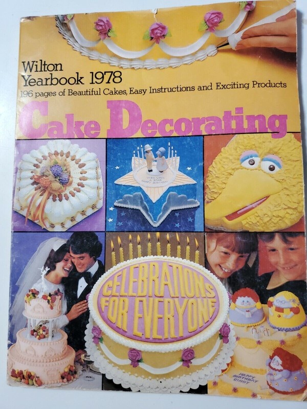 Vintage The Wilton Yearbook Of Cake Decorating 1978 Beautiful Cakes 196 Pages