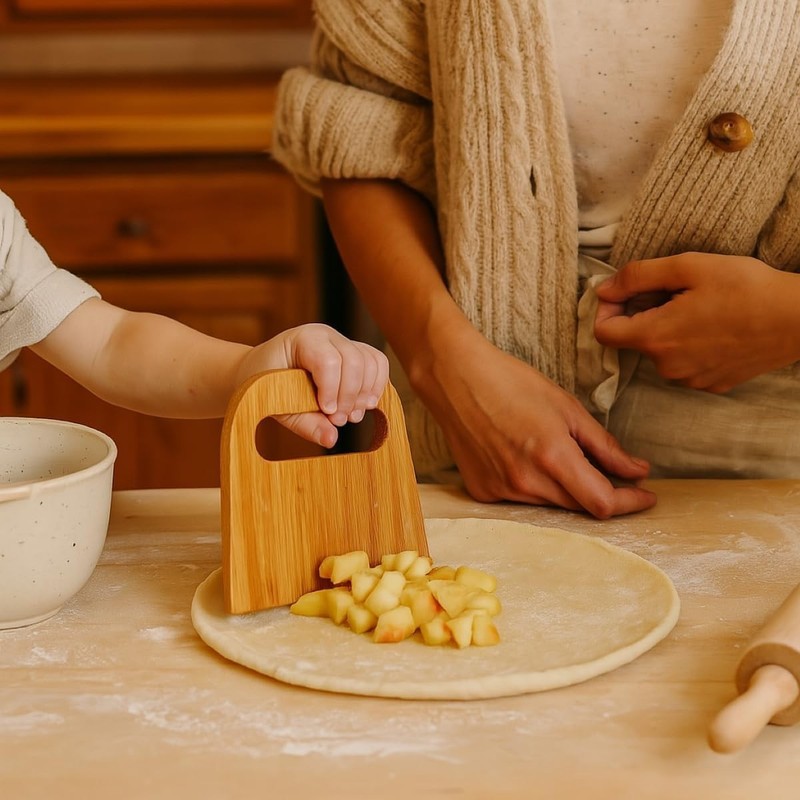 Baking Bench Dough Scraper, Natural Bamboo gallery