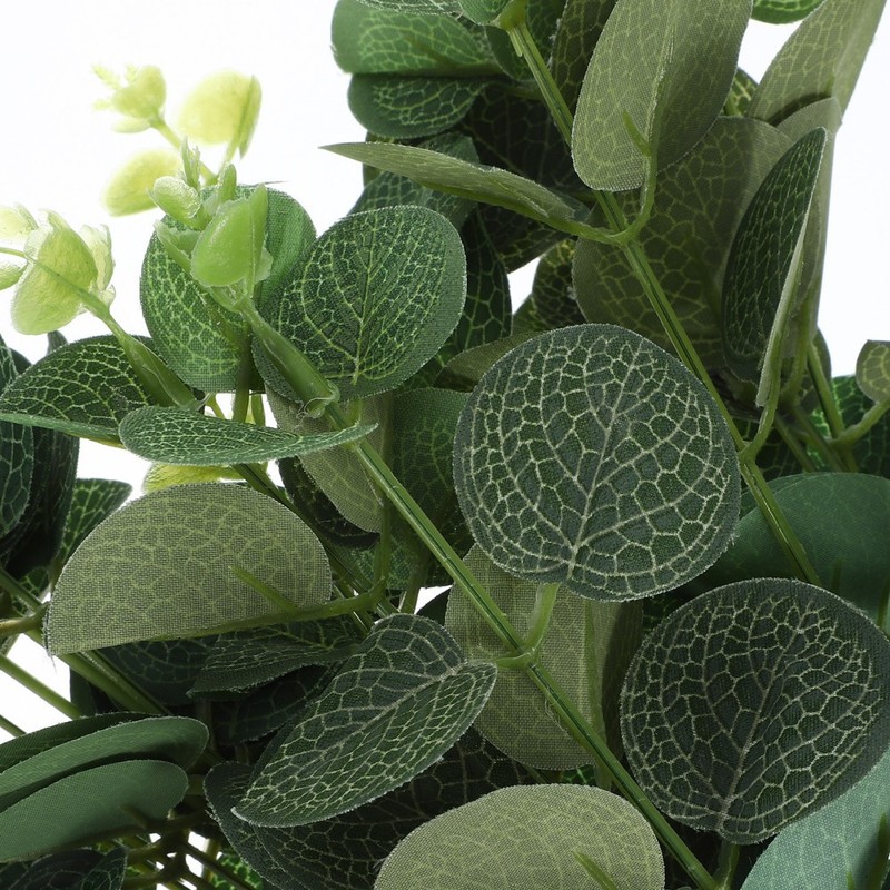 20 Pcs Green Plant Decoration Eucalyptus Cake Topper Decorations Edible gallery