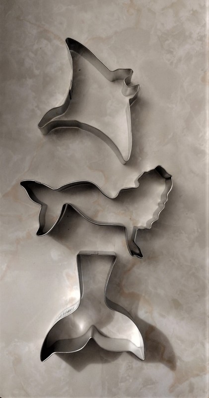 Stingray – Mermaid – Mermaid Tale Fin Cookie Cutter 3pc Set