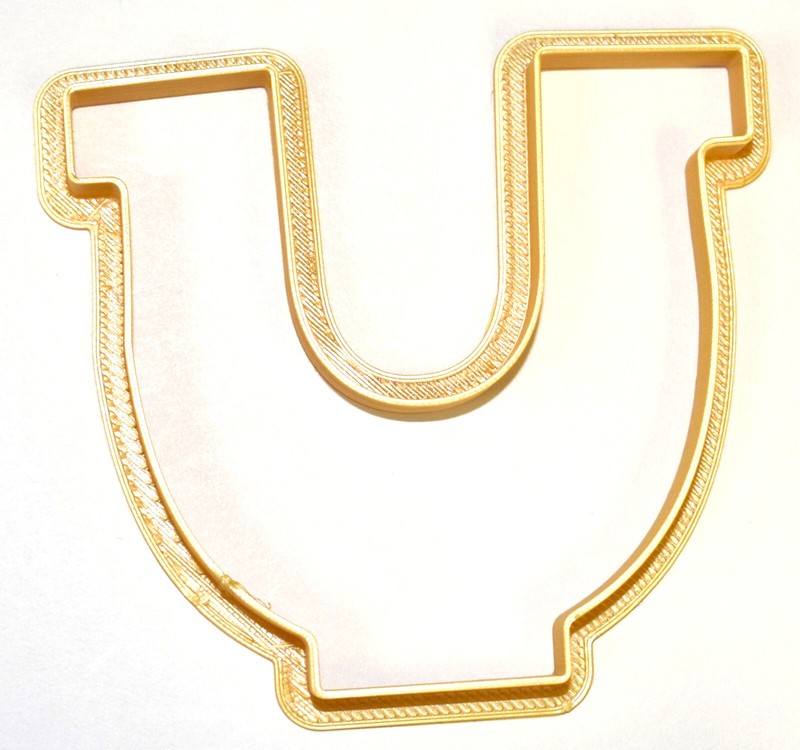 HORSESHOE HORSE SHOE HOOF HOOVES GOOD LUCK THROWING GAME COOKIE CUTTER USA PR832