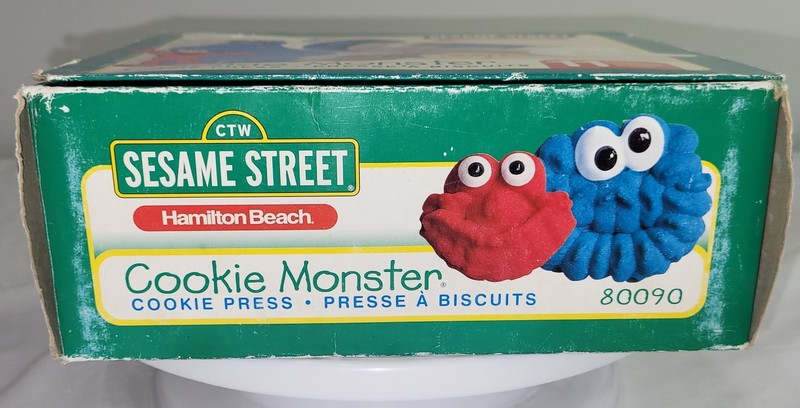NOS Hamilton Beach Sesame Street Cookie Monster 11 Discs Press Vintage 1998 gallery