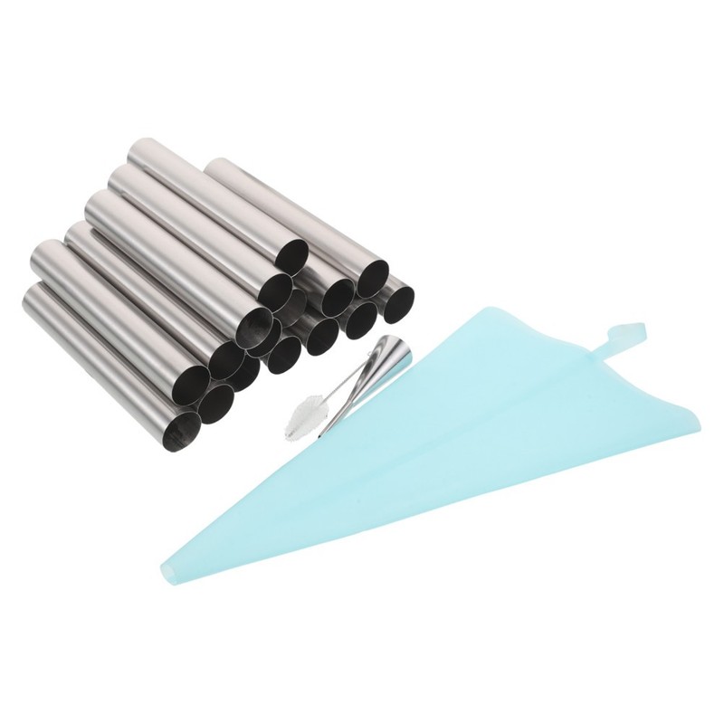 1 Set Cannoli Tubes Stainless Steel – 4.7 Inch Large Size Cannoli Tubes –