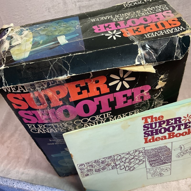 Vintage Wear Ever Super Shooter Electric Cookie Canape Candy Maker 70001 Works gallery