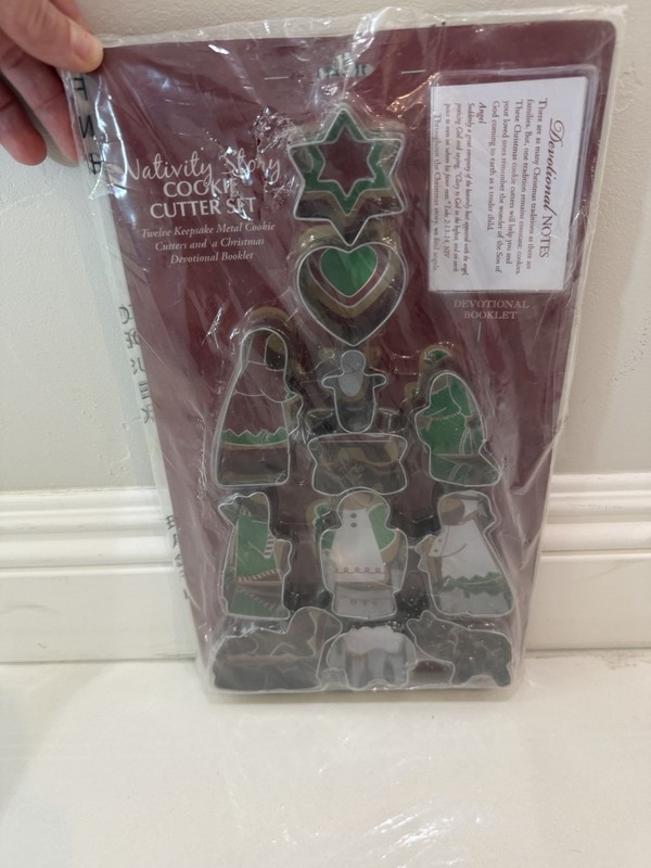 New Nativity Story Cookie Cutter Sets Jesus Mary Joseph Angel