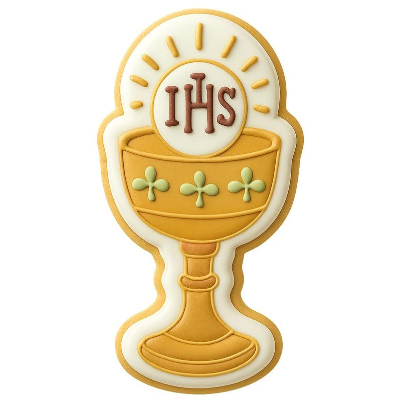 Eucharist First Communion Cookie Cutter – 4×2.8″ Professional Baking Tool