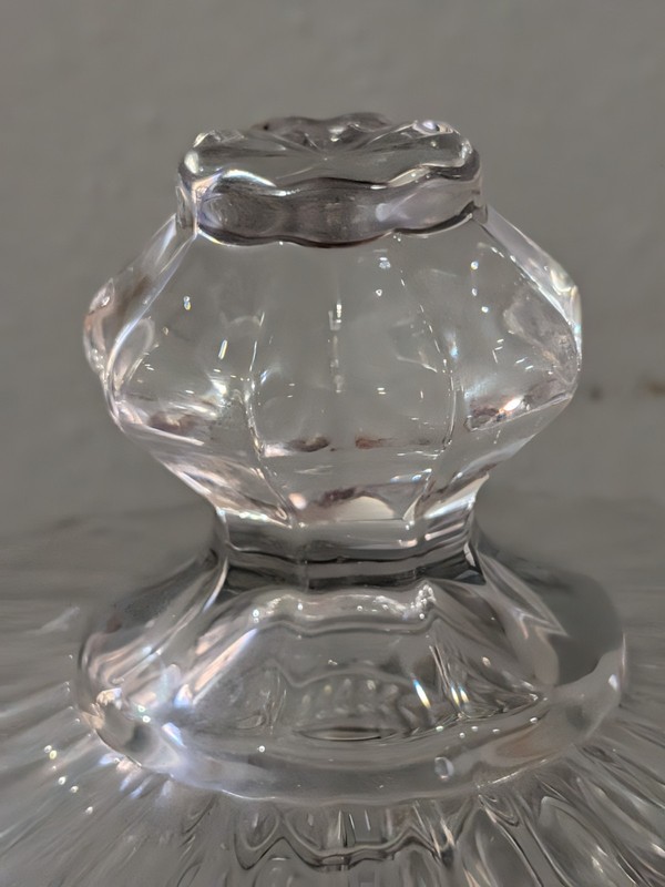 12 " GODINGER SHANNON FOUR IN ONE CRYSTAL CAKE DOME / PUNCH BOWL / SERVER gallery