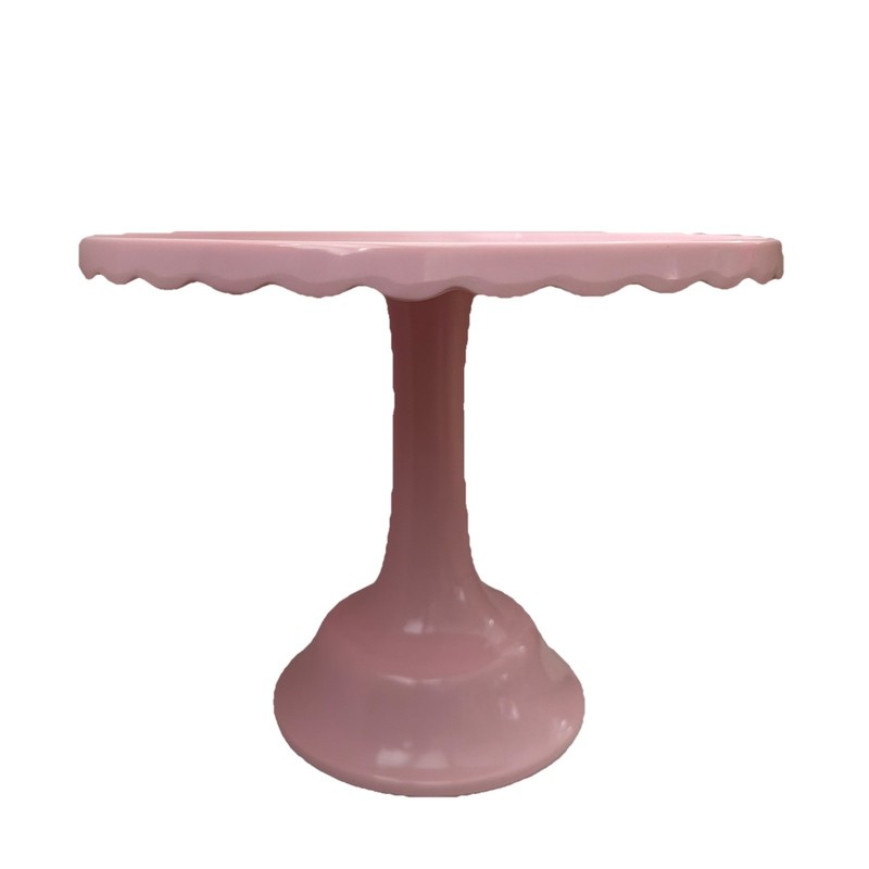 Cupcakes and Cashmere Pink Melamine Cake Stand 8.5” Tall NEW