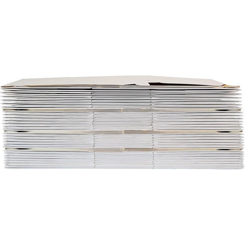 Sturdy Eco-Friendly Cardboard Boxes 50 Pack Ideal Bakery Gifts Party Favors New gallery