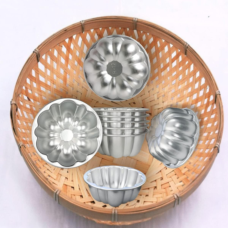Cup Cake Molds Aluminum Molds for Jello Pudding Pan Cupcake Muffin Cups Cake Tar gallery