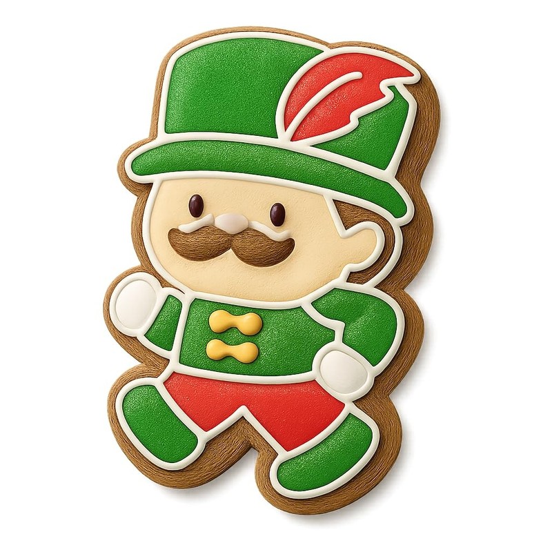 Marching Chibi Nutcracker Cookie Cutter & Stamp – 3×4