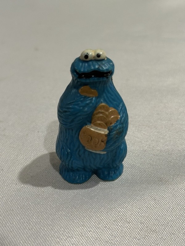 Wilton Vintage 1970’s Muppets Cookie Monster Cake Topper ~ Made in Hong Kong