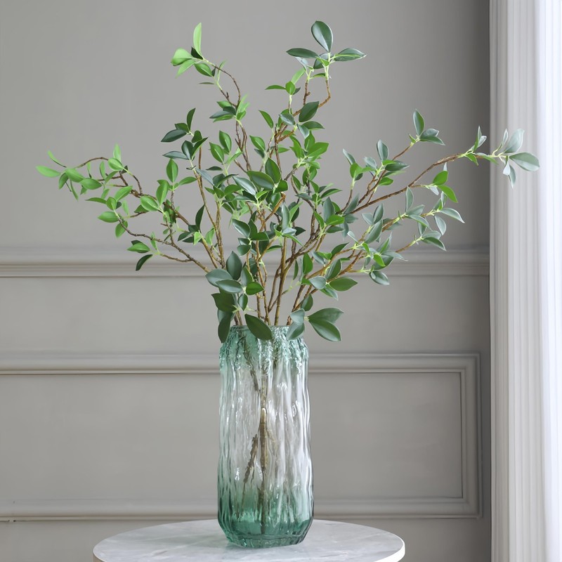 Relxhmft 4Pcs Artificial Greens Branches For Vase 27 Faux Twigs Tree Stems Fake gallery