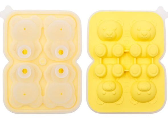Silicone Bear Ice Molds, Cute Pastry Baking Molds 3D Kids Bear Ice Making Trays gallery