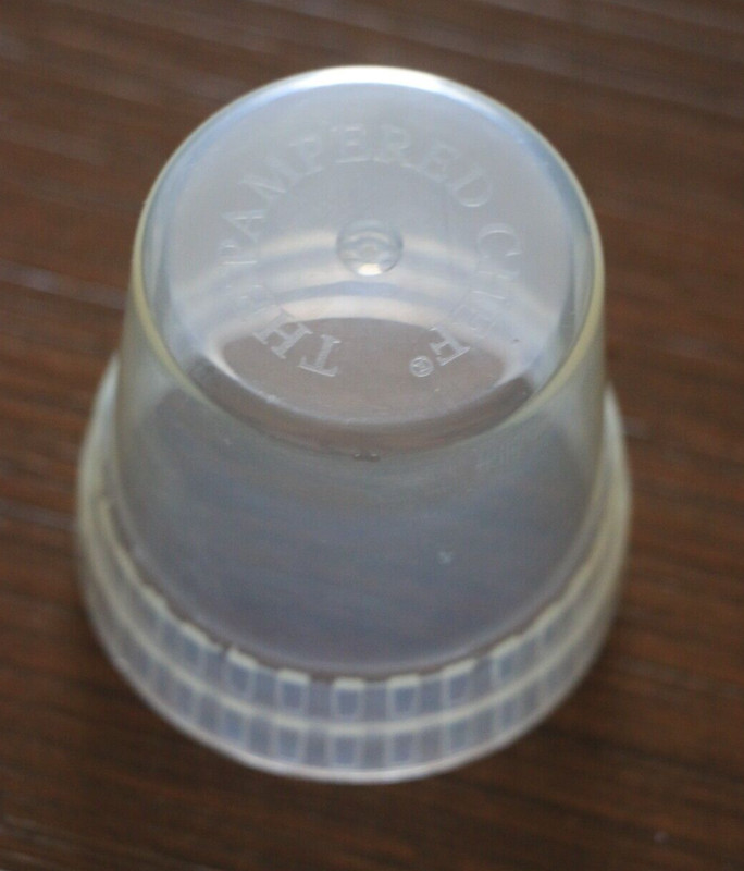 The Pampered Chef Easy Accent Decorator 1775 Clear Cap Lid Only