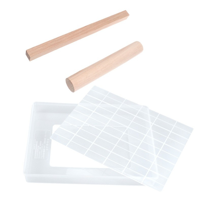 4Pcs Rectangular Silicone Cake Molds Set White Nonstick Nougat Baking Plate