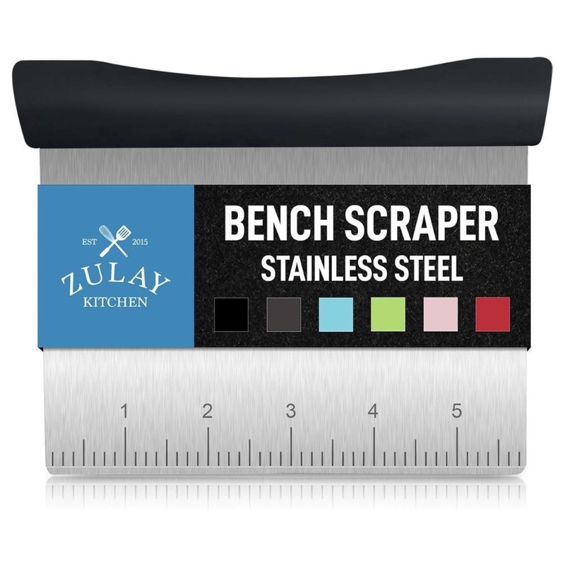 Zulay Multi-Purpose Bench Scraper & Chopper gallery