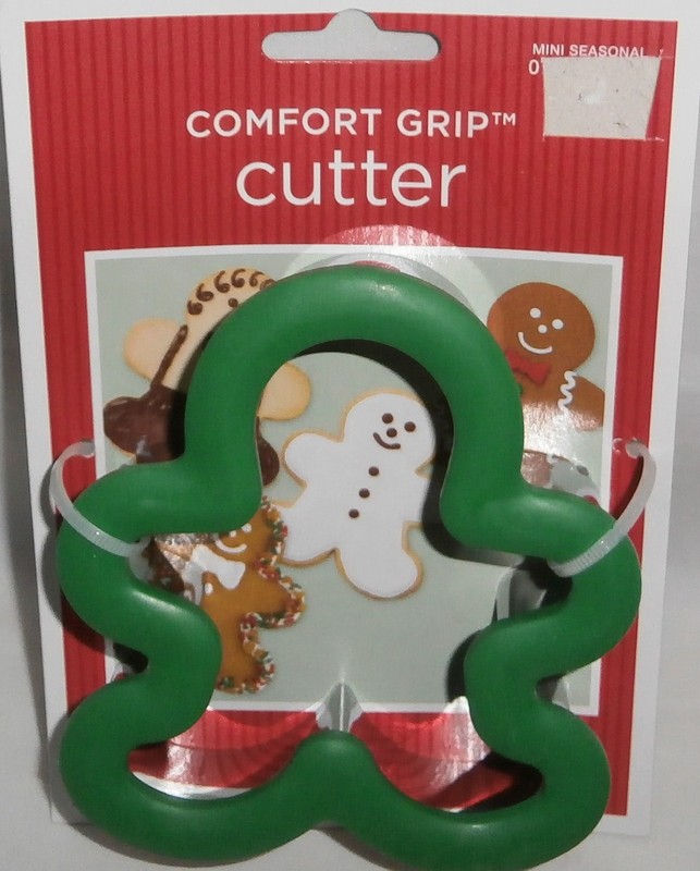 Christmas Comfort Grip Cookie Cutter GINGERBREAD MAN